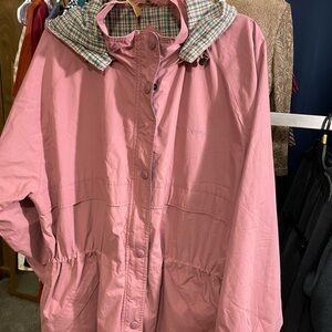 Vintage Pink Hooded Jacket